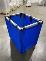 (4) Custom made aluminum work carts on