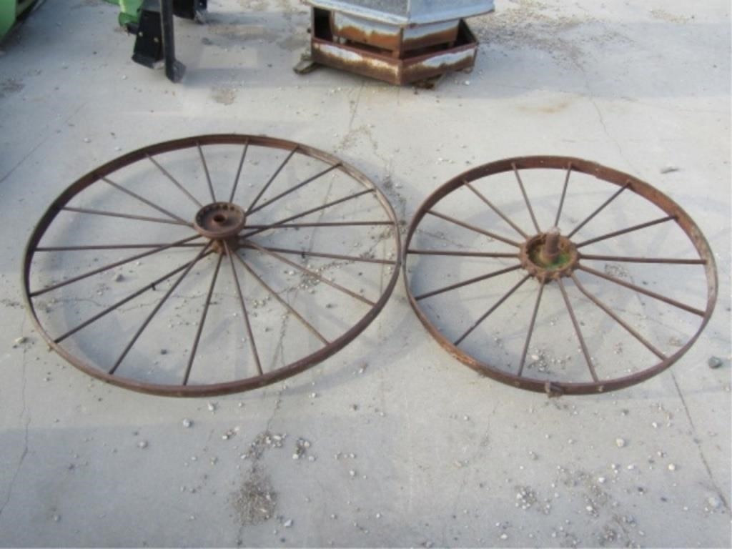 54 & 42in. Steel Wheels