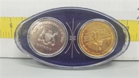 1967 Centennial Medallions Issued By Ontario -