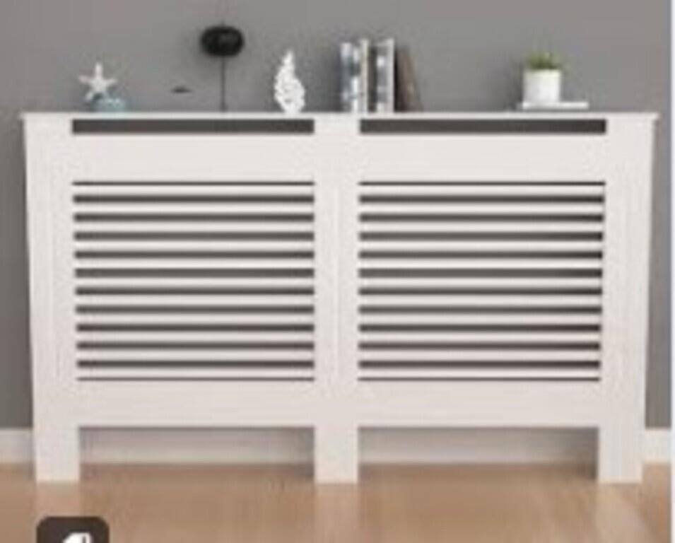 High Radiator Cover Wood Cabinet: 92cm Height