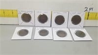 The Last 8 Canada Large Cents - 1913-1920