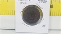 1892 Canada Large Cent