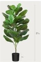 37" Artificial Fiddle Leaf Fig Tree