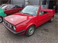 VW Golf 2 Cabrio MOMSFRI (FYN)