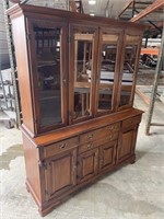 Tell City China Hutch 60x19x74