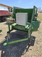 Home made grain cleaner with electric controls