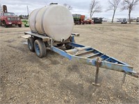 Tandem trailer w/ water tank