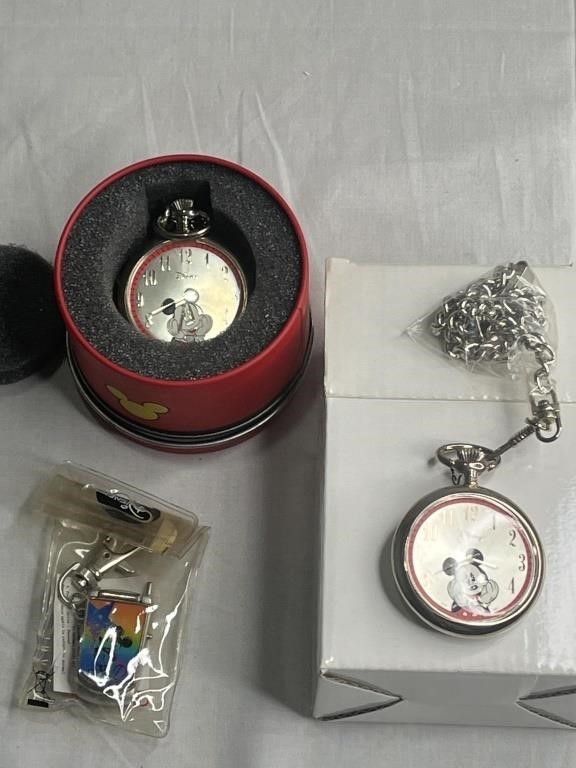 Mickey Mouse Pocket Watches, Watch Clip