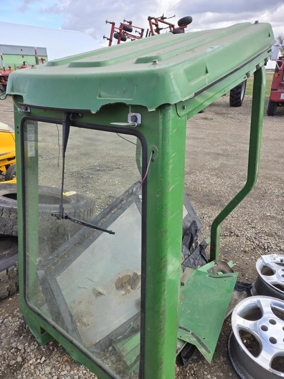 John Deere small tractor cab