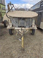 Home made two wheel trailer and sprayer