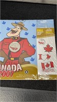 2007 Canadian Unopened Mint Colored Mounties Quart