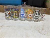 The Flintstones, Care Bears and Peanuts glasses
