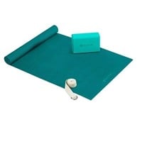 Gaiam Yoga Kit - Beginners, 4mm - Teal