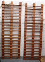 A pair of Chinese louver Wall Decor 79"L x 26"W