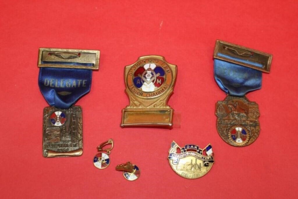 1950s  medals DAR, IA of M