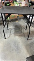 Folding Bench table 18x30. 32in tall