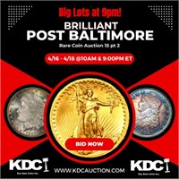 Brilliant Post Baltimore Rare Coin Auction 15 pt 2.1