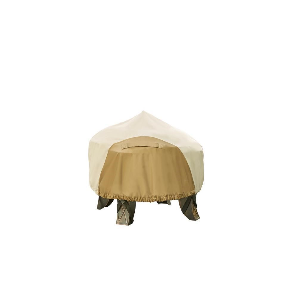 Hampton Bay 30 in. Round Outdoor Patio Fire Pit Co