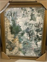 Framed Oil Abstract #192  43.5 X 1.5 X 56