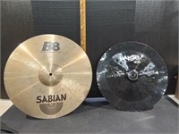 Pair of Cymbals: B8 18" Med. Crash and  Paiste 400