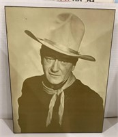 John Wayne plaque  14x 11 inches