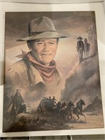 John Wayne plaque  15.5x19.5.  Inch