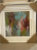 Framed OIl Abstract #324  43 X 2 X 43