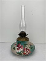 Antique Imp’D CLIMAX Victorian Glass Oil Lamp