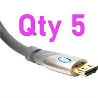 Qty 5- Monster 750HD 4 Meter HDMI Cable