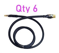 QTY 6- Monster 900 THX HDMI Cables- 4ft