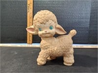 Vintage 1955 The Sun Rubber Co Lamb Squeaky Toy