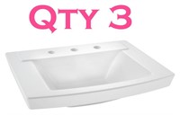 Qty 3-American Standard Above Counter Sink