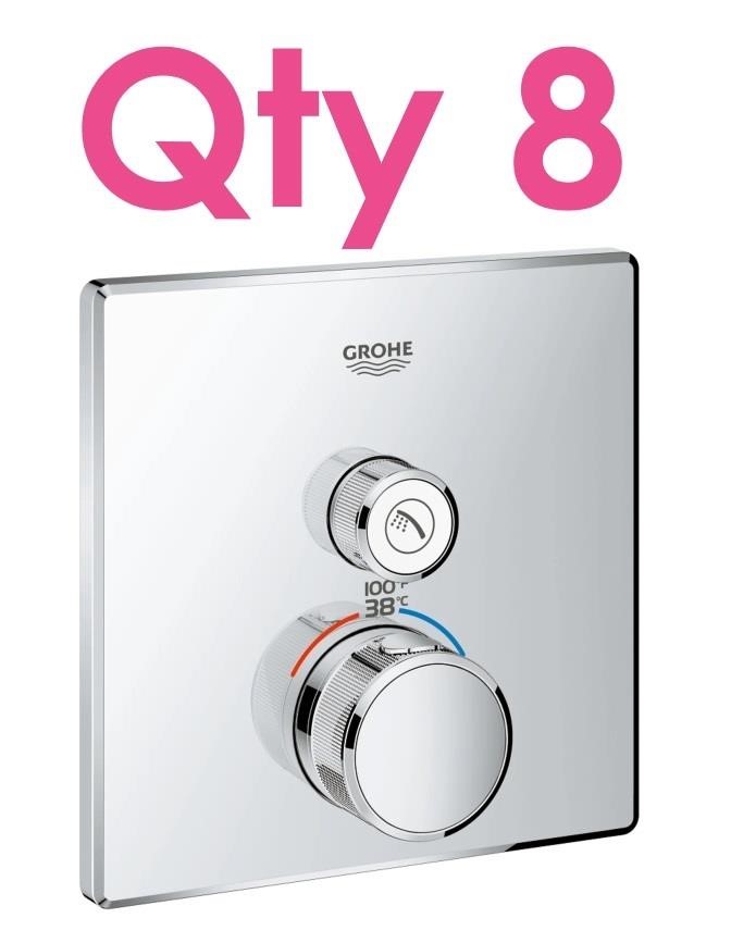 Qty 8-Grohe Grohtherm Diverter Dummy