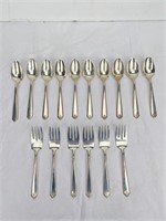 WESTMORELAND “Lady Hilton” Sterling Spoons & Forks