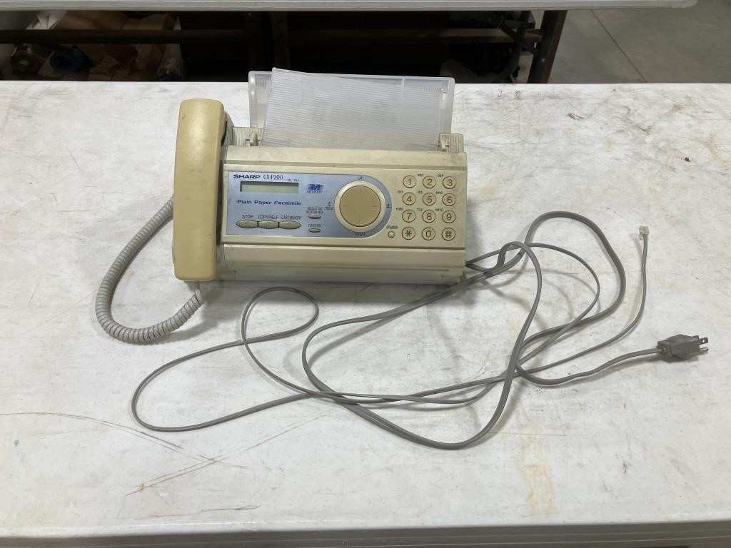 Sharp phone/fax machine