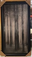 Framed Tall Trees Giclee 36x72