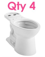 Qty 4-American Standard Toilet Bowl
