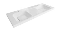 DXV DOUBLE SINK, 55"