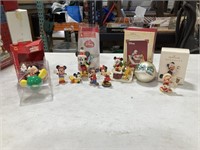 Mickey Mouse figurines, Christmas ornaments