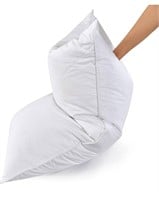Three Geese White Goose Feather Bed Pillows