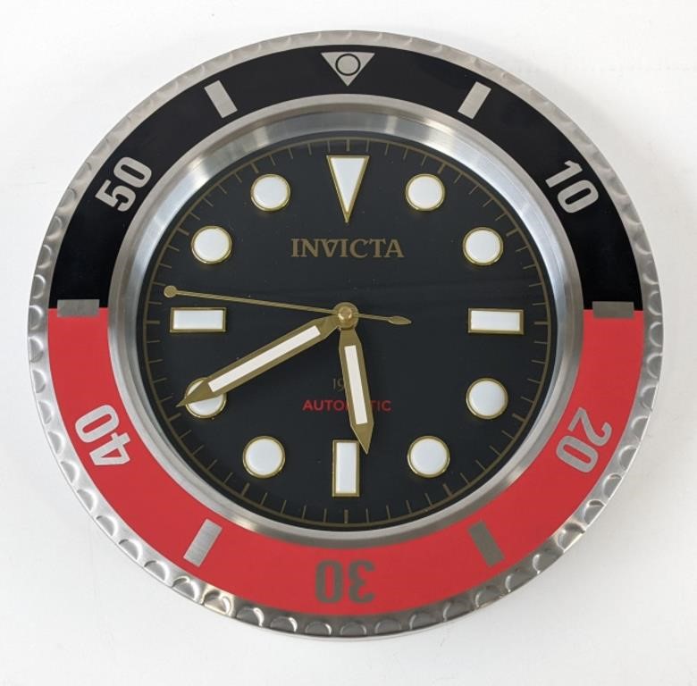 Invicta Pro Diver Wall Clock In Box