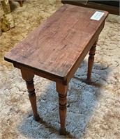 Vintage wood side table