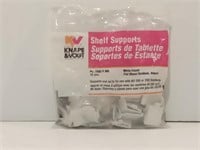 Knape and Vogt 256SPWH 3/4  X 5/8  White Shelf Sup