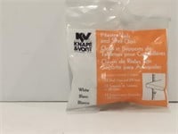 Knape and Vogt 256SPWH 3/4  X 5/8  White Shelf Sup