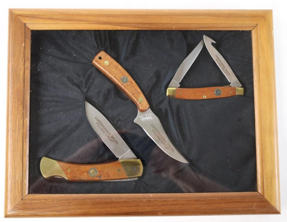 Copenhagen/Skoal Schrade Knife Set