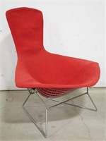 Mid Century Harry Bertoia For Knoll Red Bird Chair