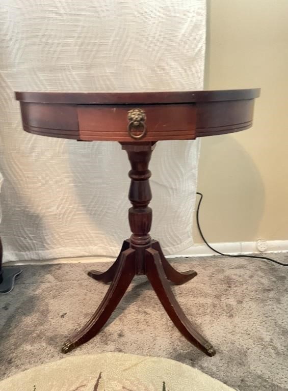 Antique Drum Table