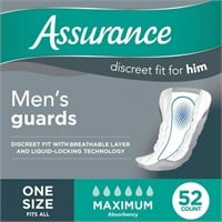 Assurance Men Guards Maximum Absorbency (52 Count)