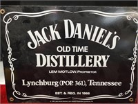 Jack Daniels Steel Sign - 14x10