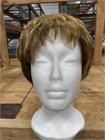 Pixie cut wig brown w/highlights (wig only)